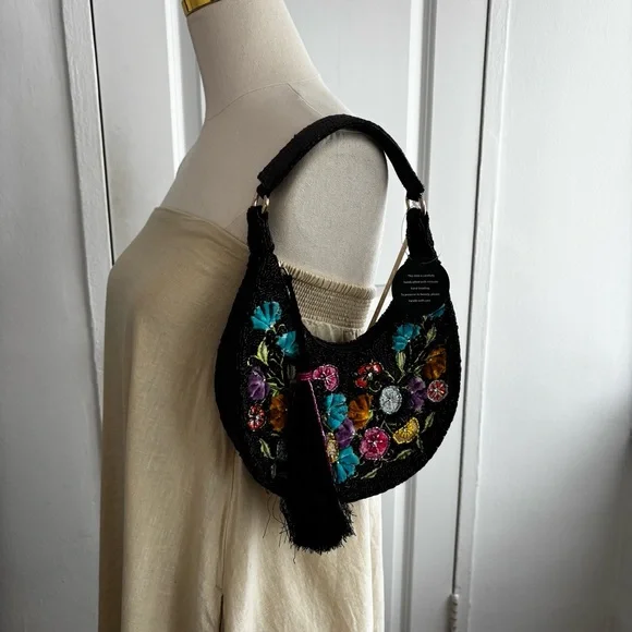 HAND BEADED BAG Made in India - Picture 5 of 6